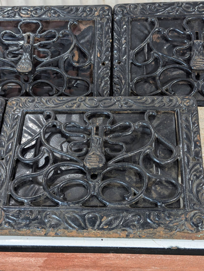 Vintage Cast Iron Wall Registers - view 2