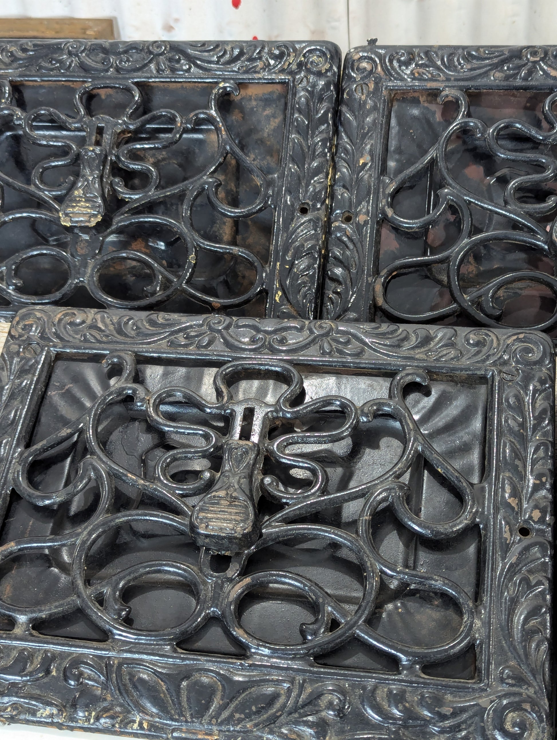 Vintage Cast Iron Wall Registers - view 3