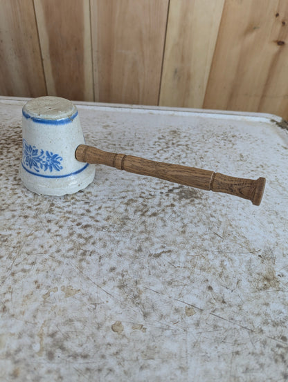 Vintage Ceramic Head Meat Tenderizer