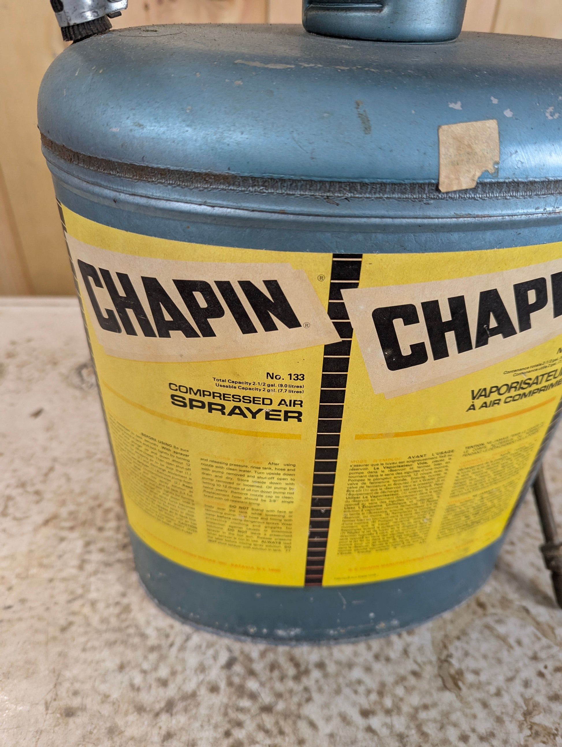 Vintage Chapin Compressed Air Sprayer - view 2
