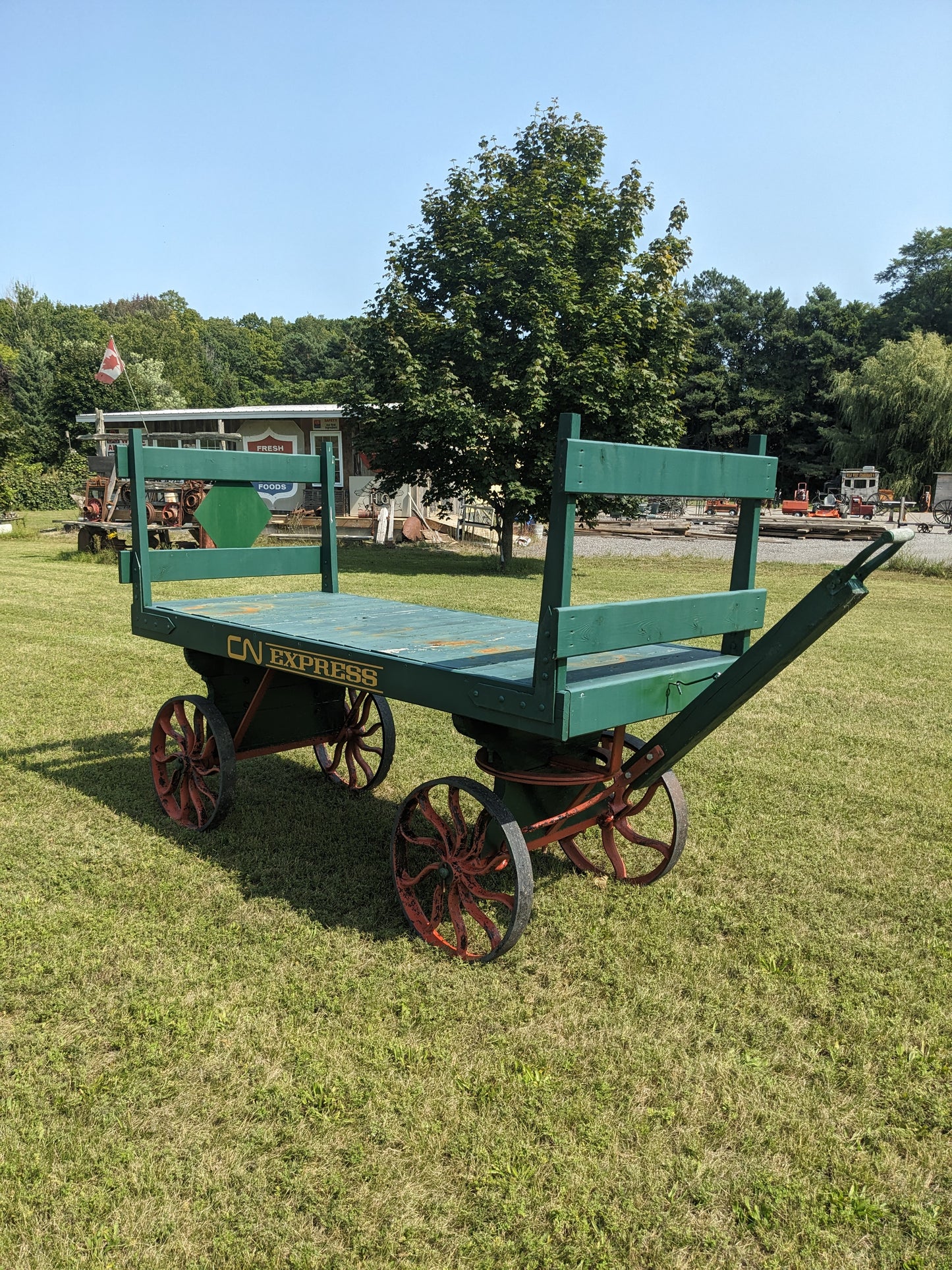 Vintage CN Express Baggage Wagon - view 2