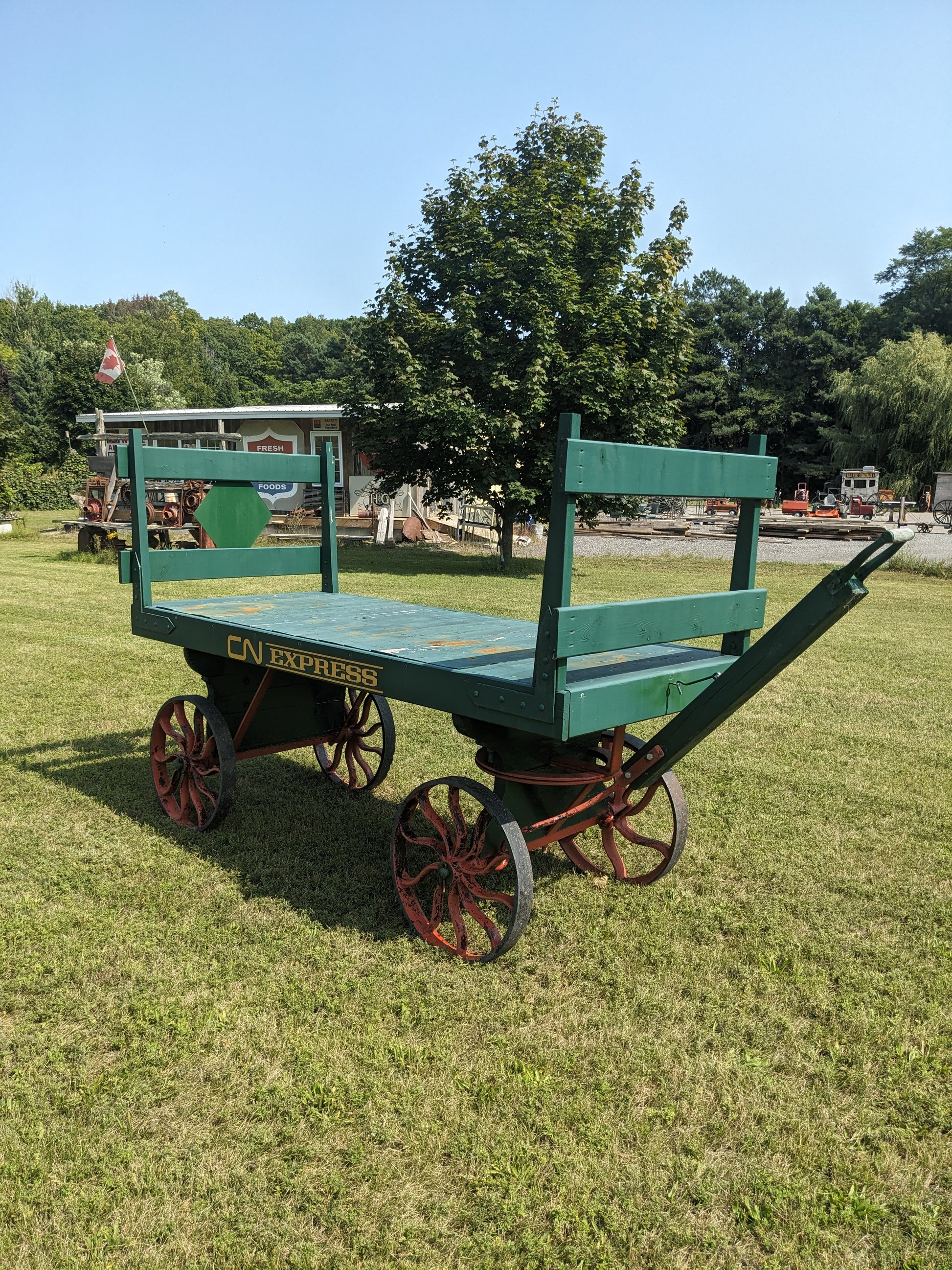 Vintage CN Express Baggage Wagon - view 2