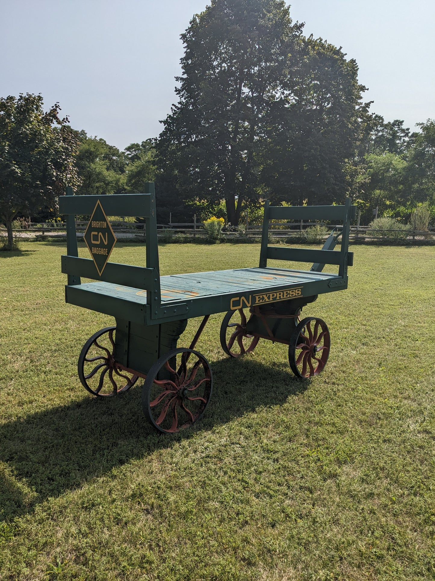 Vintage CN Express Baggage Wagon - view 3
