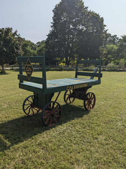 Vintage CN Express Baggage Wagon - view 3