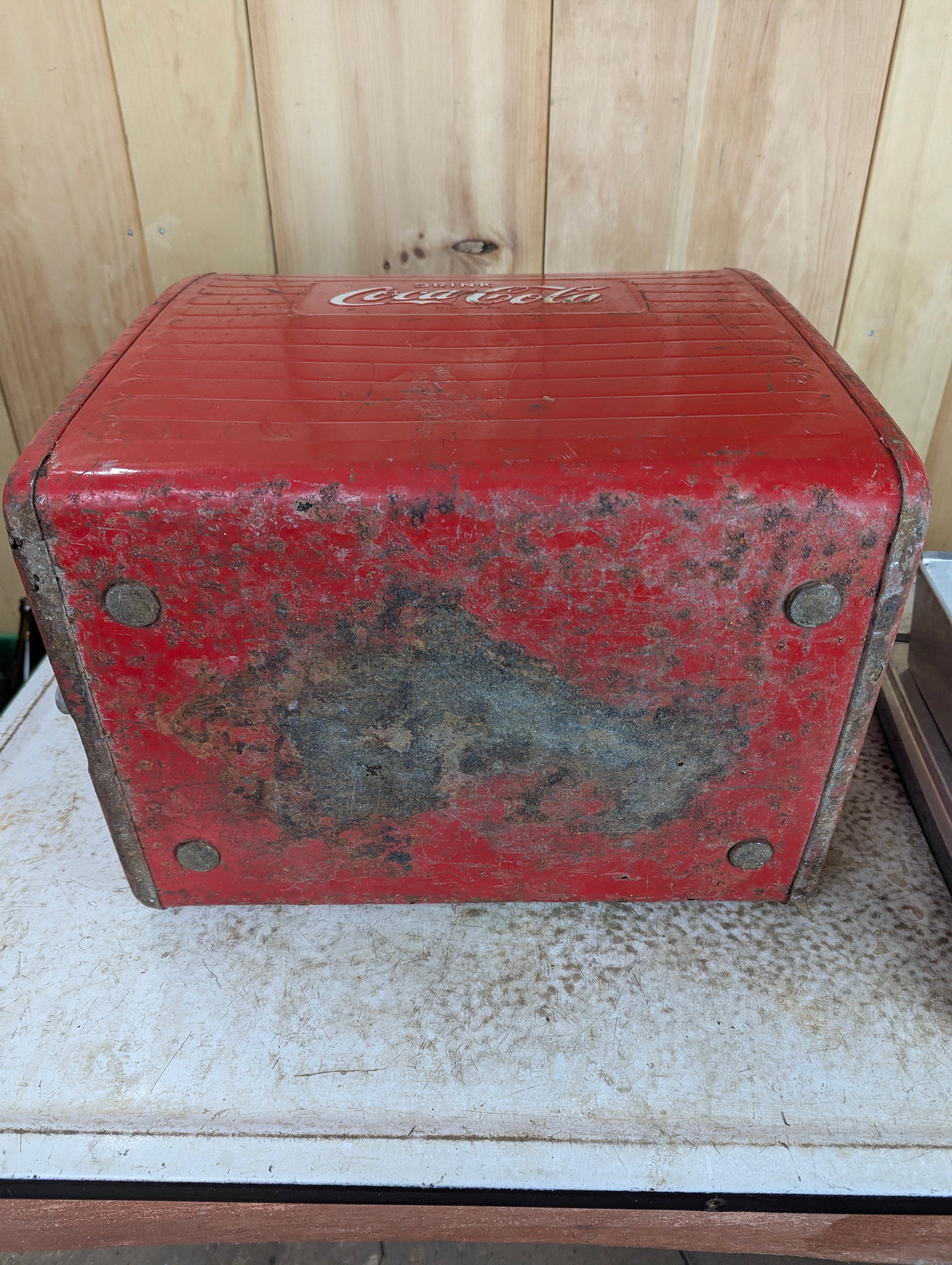 Vintage Coca Cola Chest Cooler - view 9
