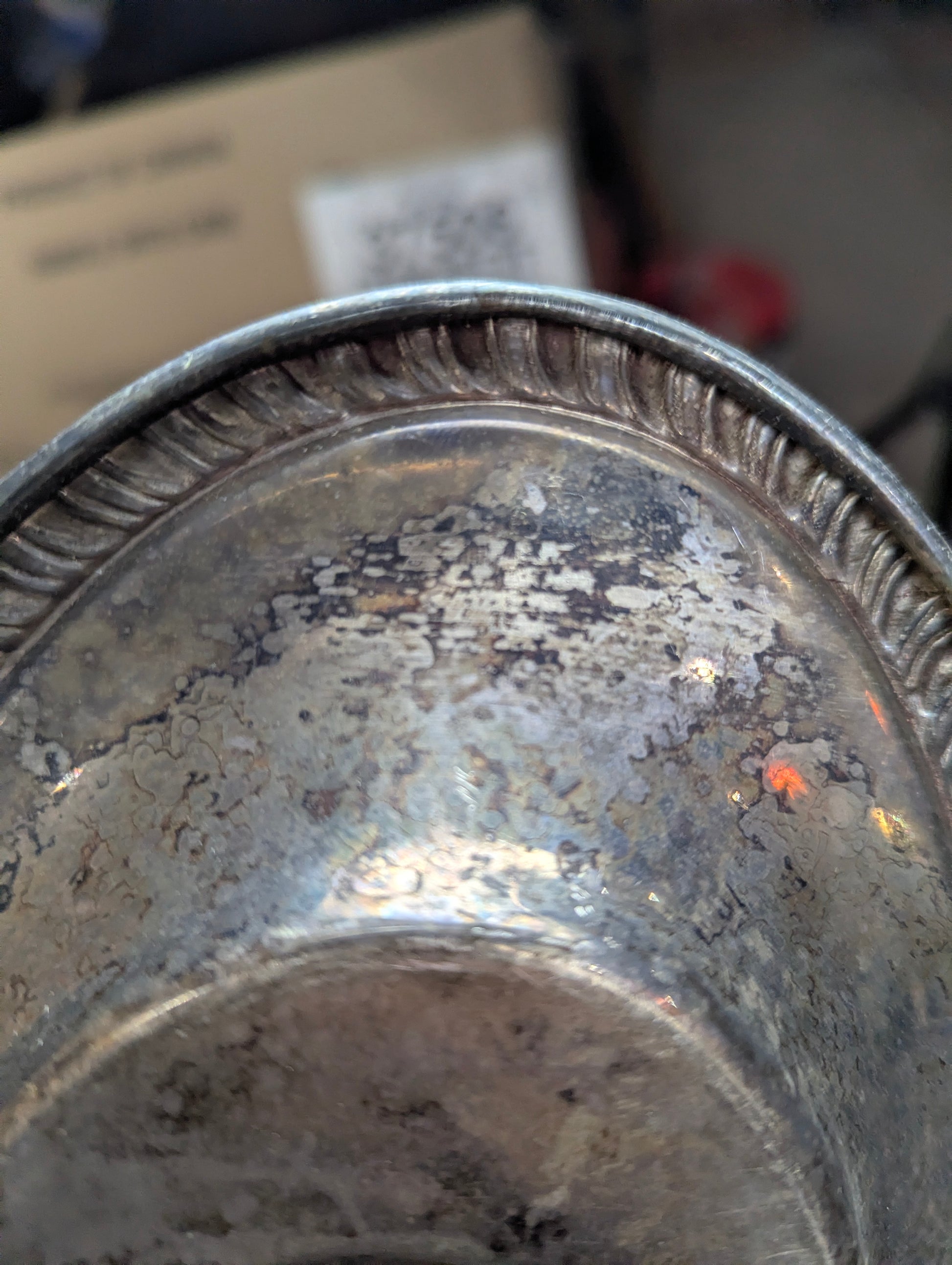 Vintage Copper Plated Silver Gravy Sauce Server - view 6