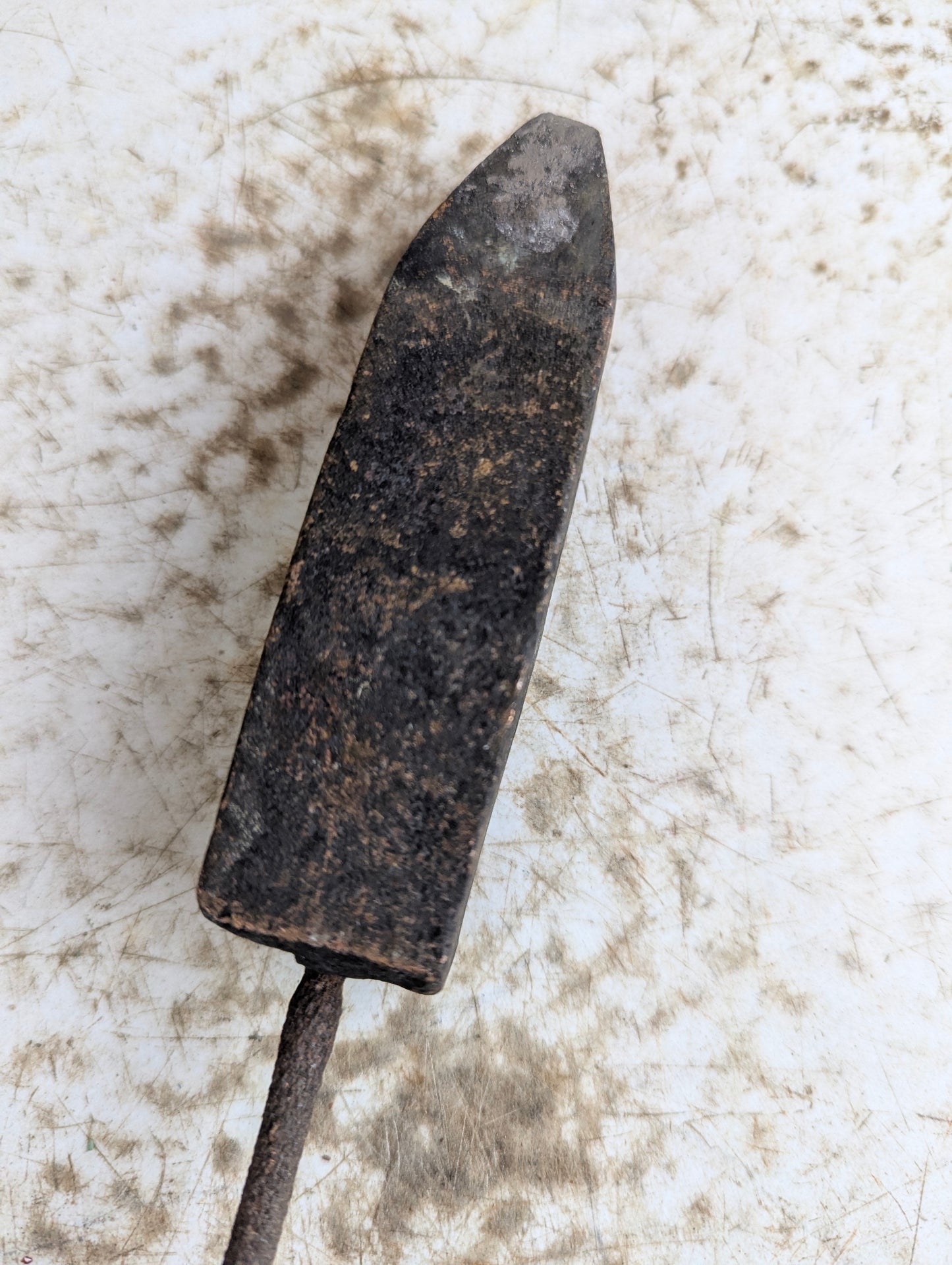 Vintage Copper Soldering Iron - view 2