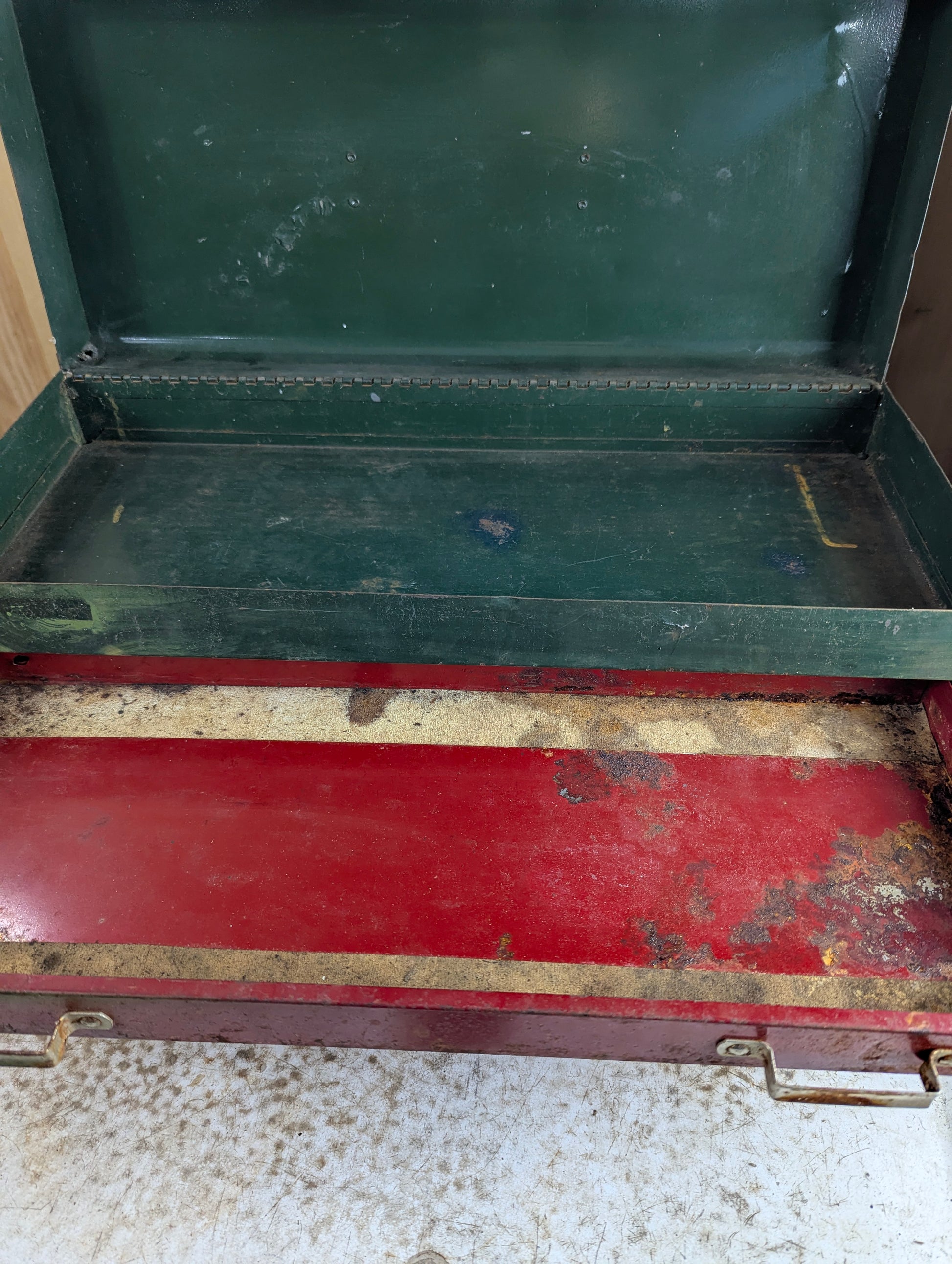 Vintage Craftsman Metal Tool Chest Box - view 10