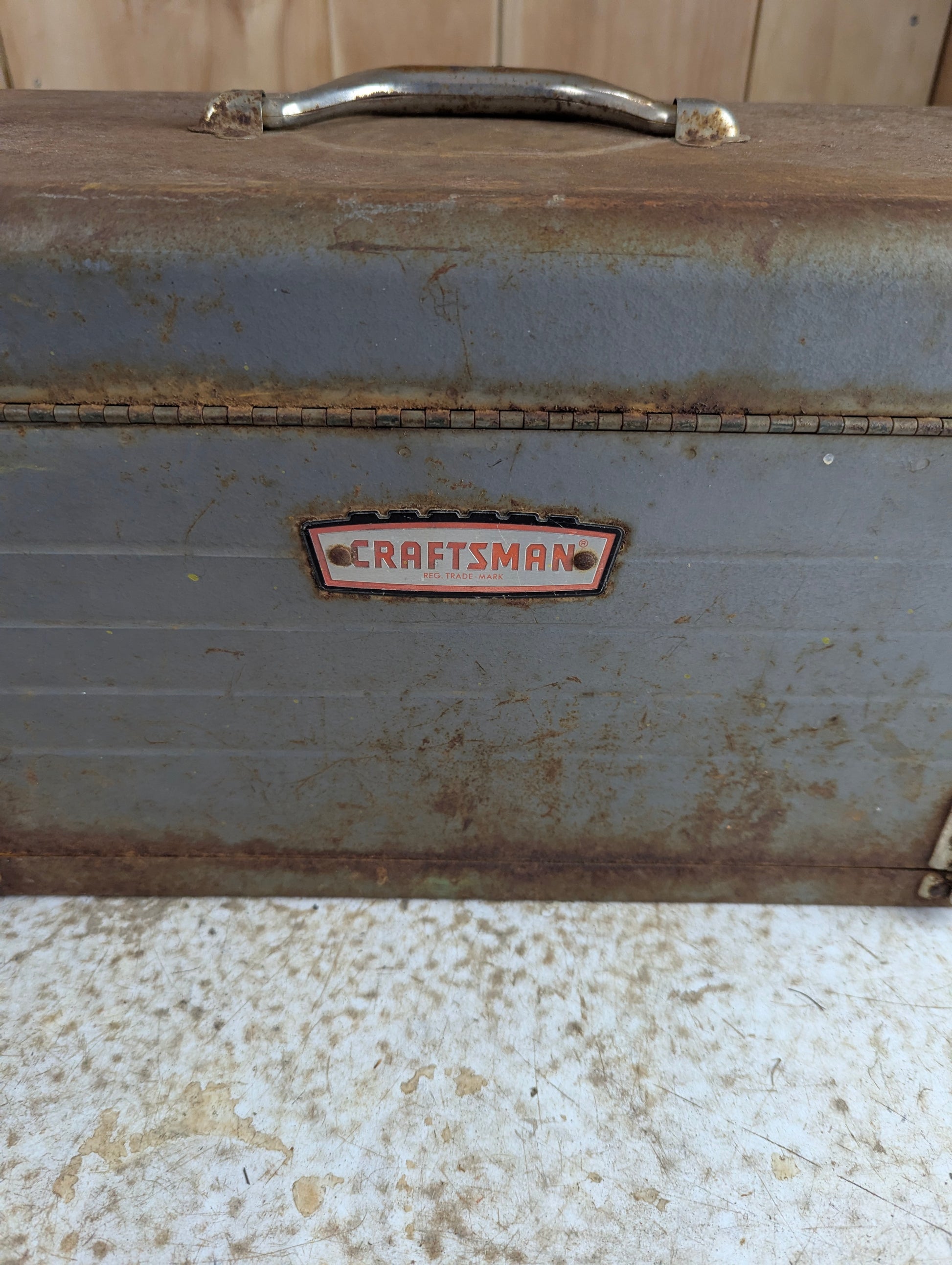 Vintage Craftsman Metal Tool Chest Box - view 2