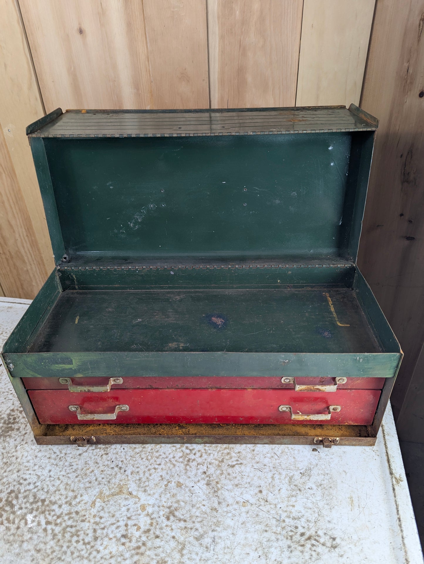 Vintage Craftsman Metal Tool Chest Box - view 8