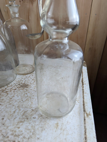 Vintage Cream Top Milk Bottle with Cream Separator Spoon - view 4