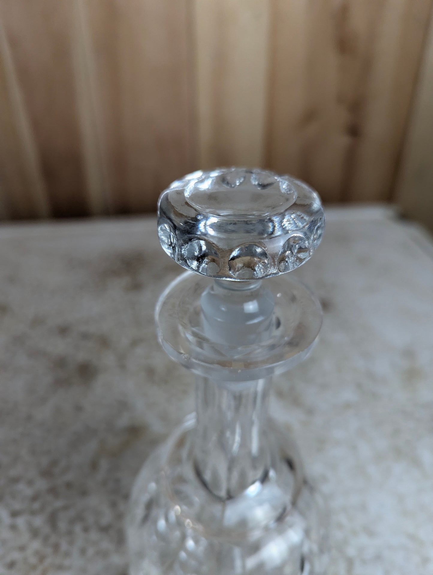 Vintage Cut Crystal Decanter - view 2