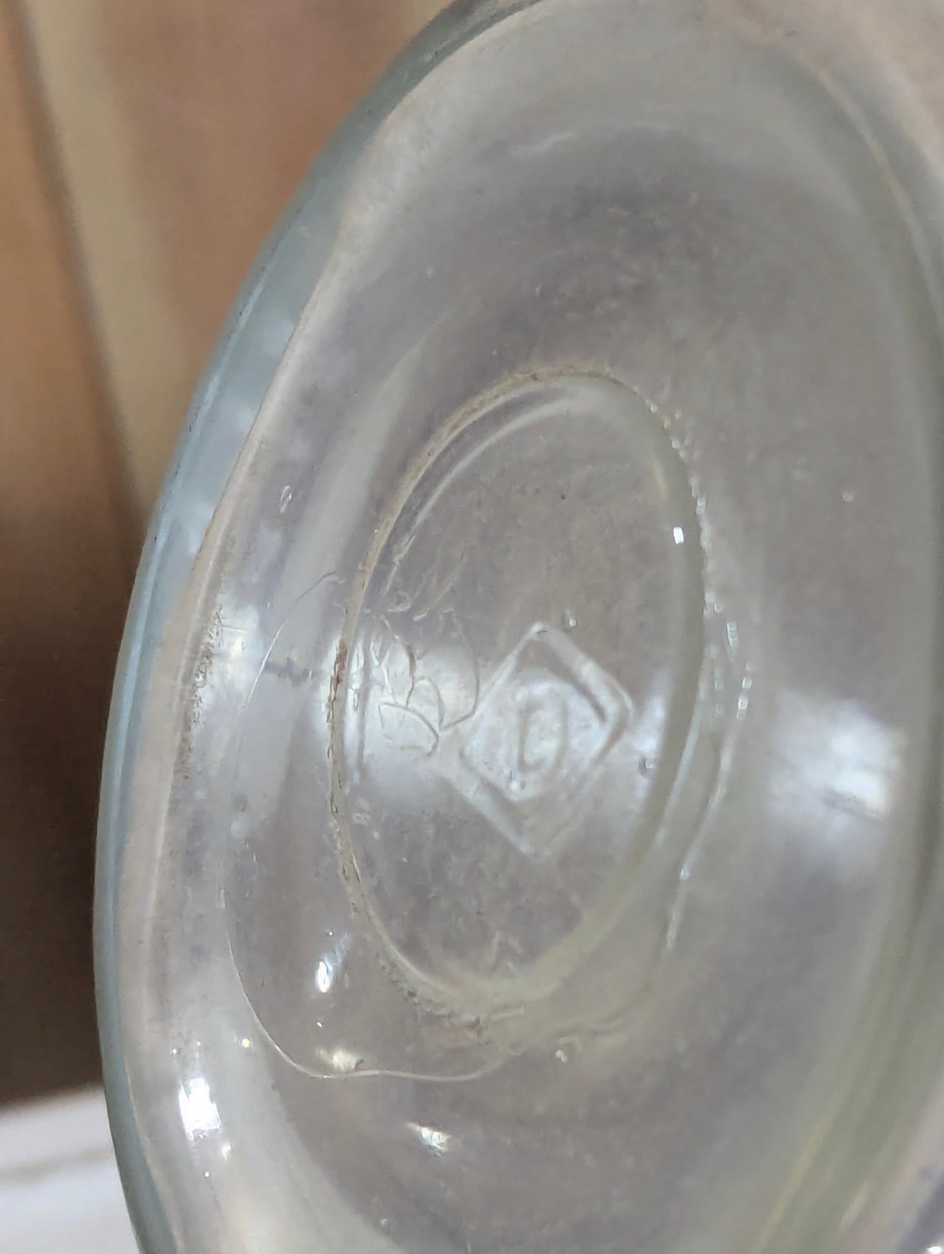 Vintage Dominion Glass Works Glass Bottle - view 3