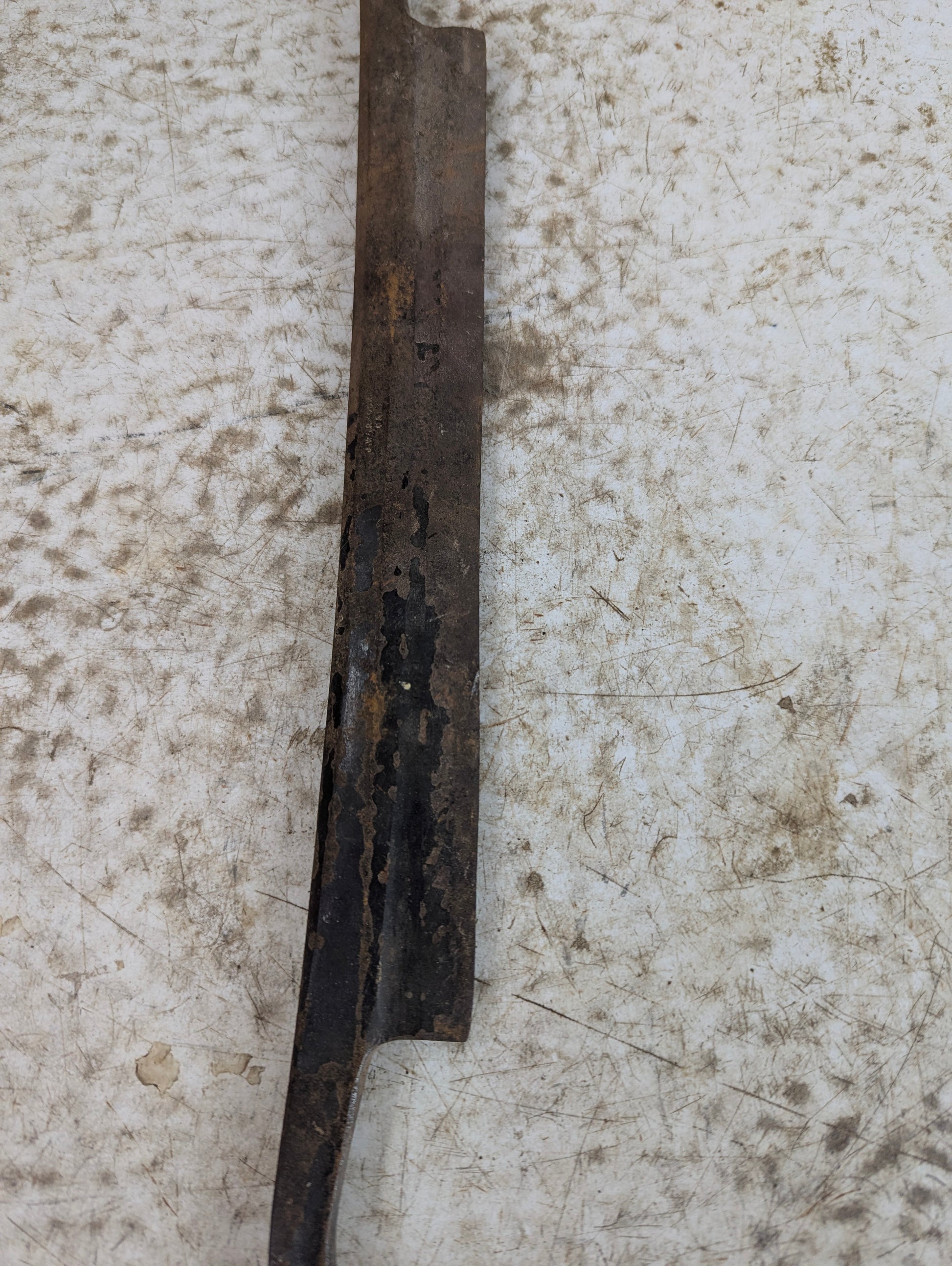Vintage Draw Knife 10" Blade No Handle - view 2