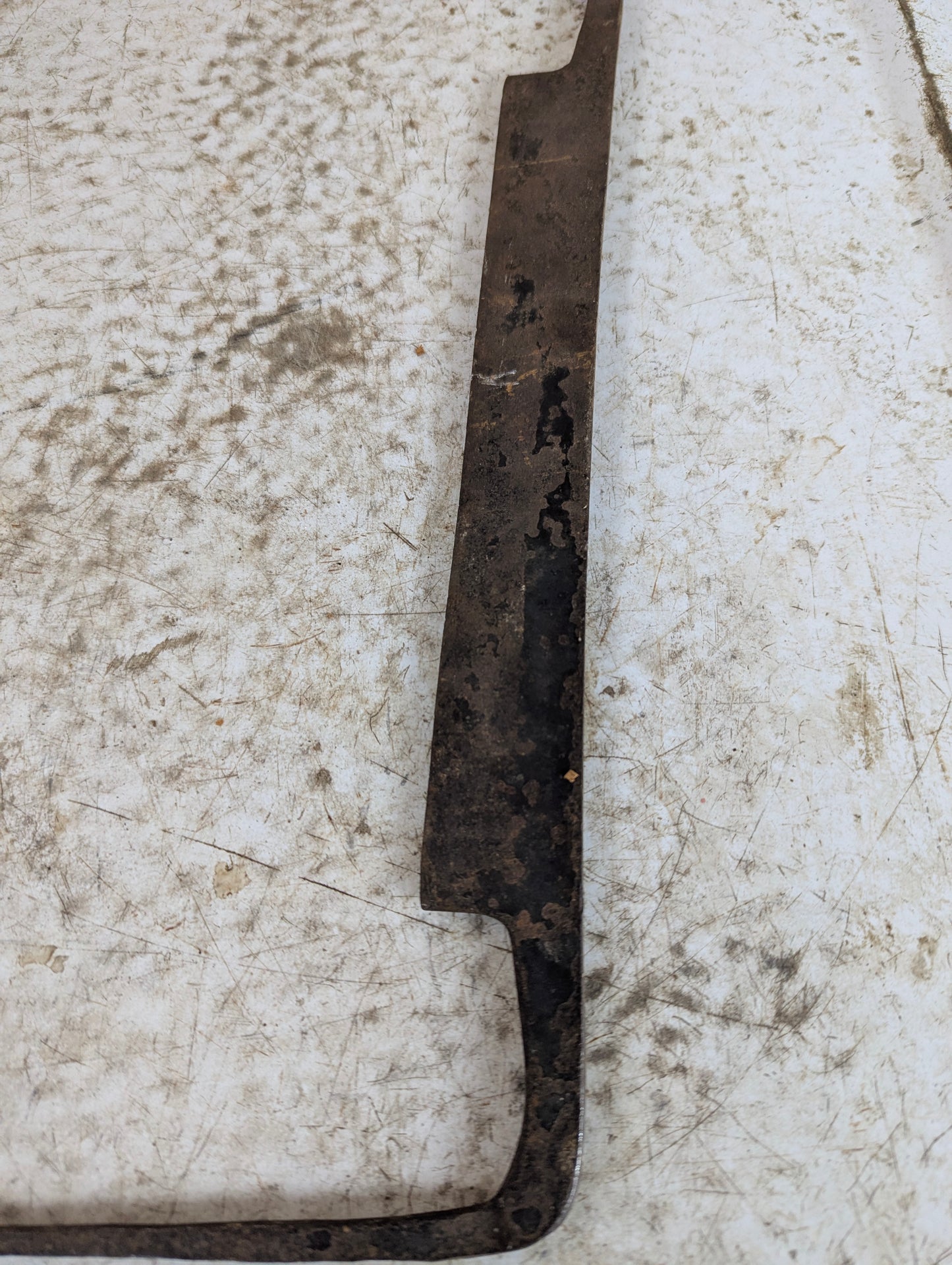 Vintage Draw Knife 10" Blade No Handle - view 3