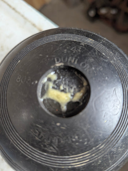 Vintage Dunlop 4 7/8 Lawn Bowls with Carrying case - view 3
