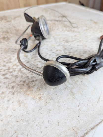 Vintage Early 1950s Northern Electric Telephone Operator Headset - view 3