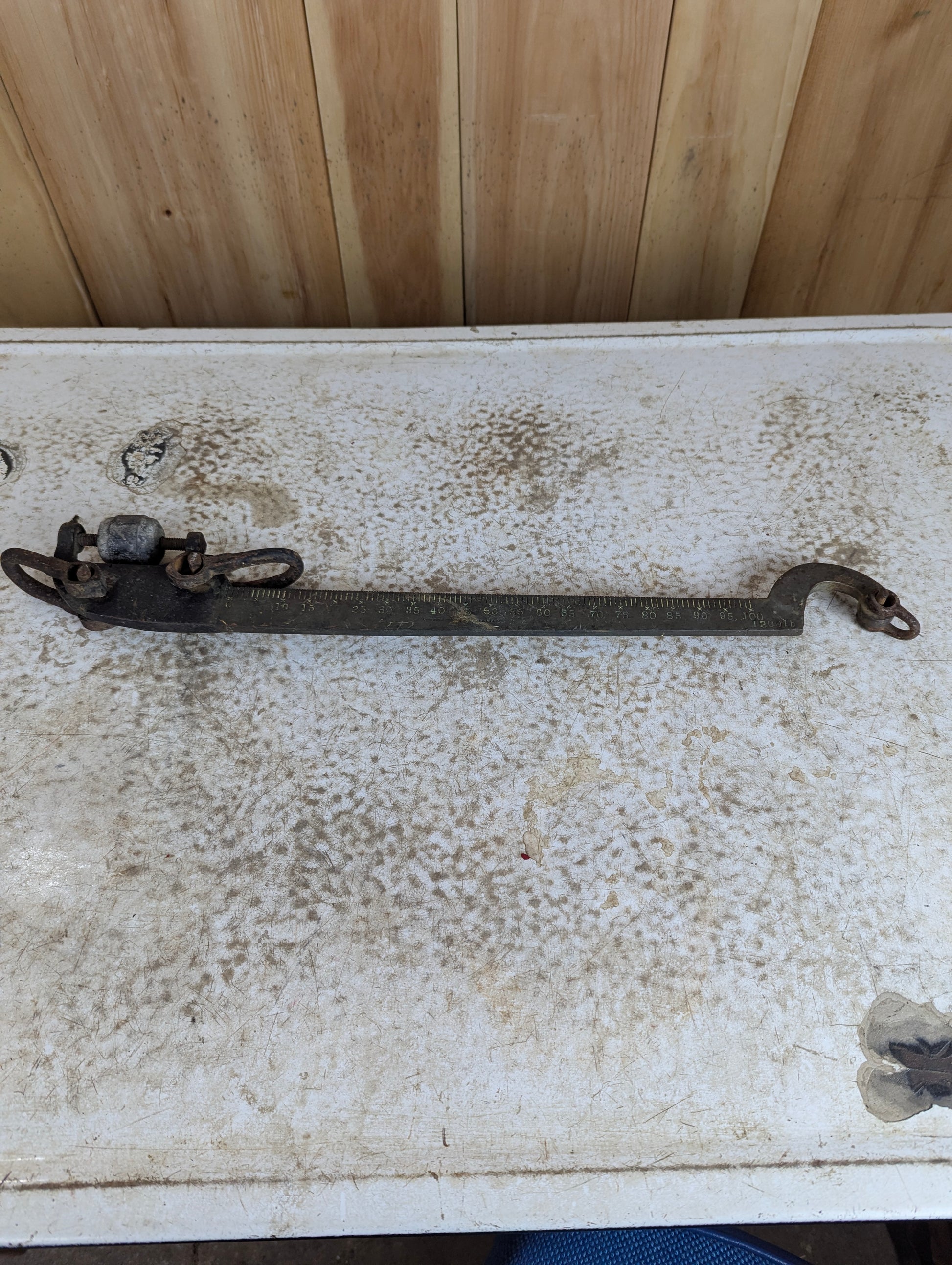 Vintage Fairbanks 4000 lb. Hanging Balance Scale - view 10