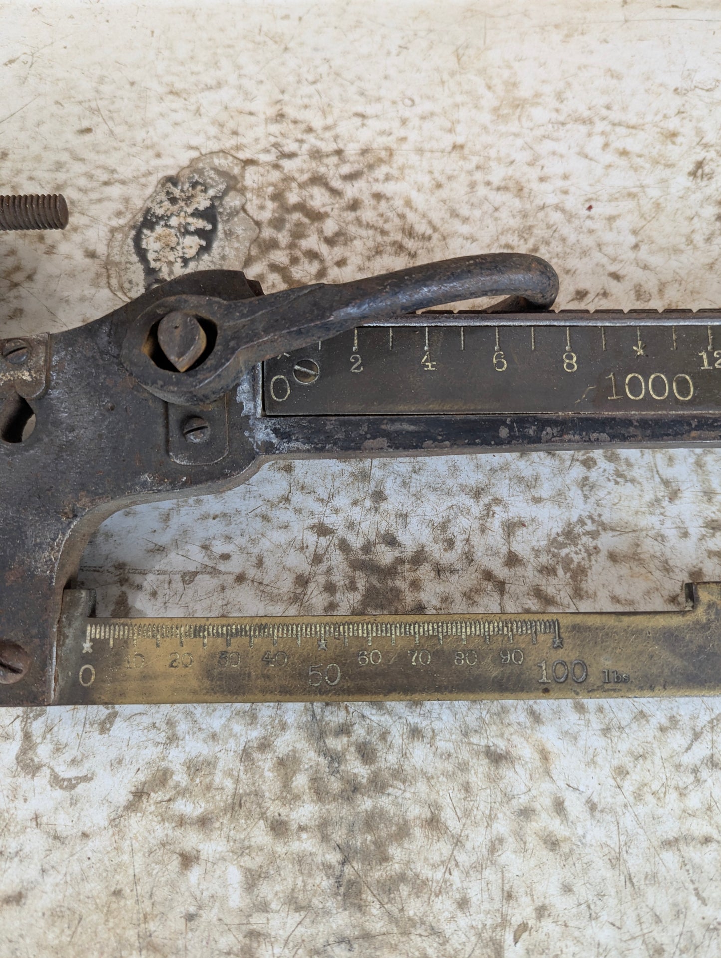 Vintage Fairbanks 4000 lb. Hanging Balance Scale - view 2
