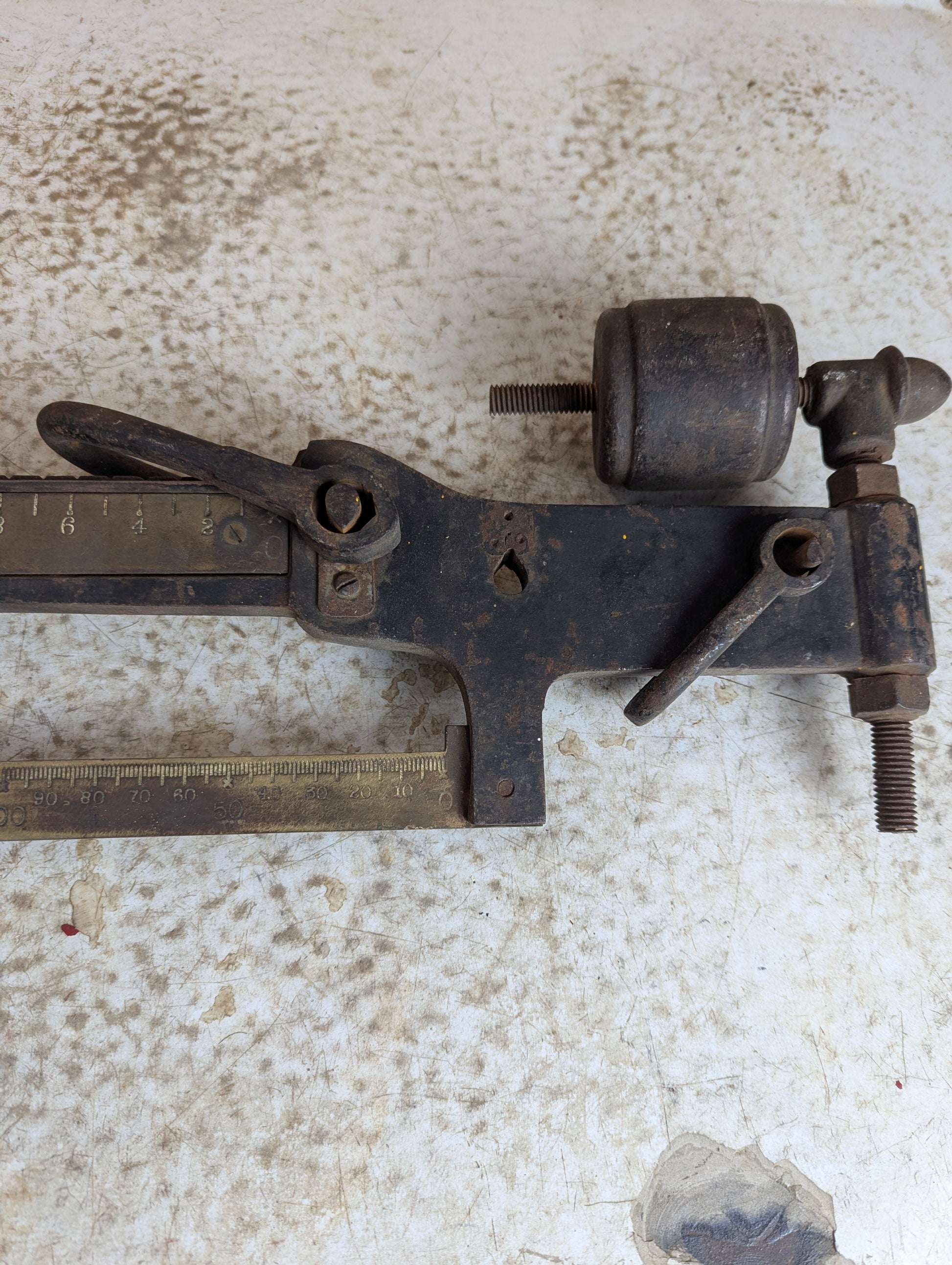 Vintage Fairbanks 4000 lb. Hanging Balance Scale - view 6