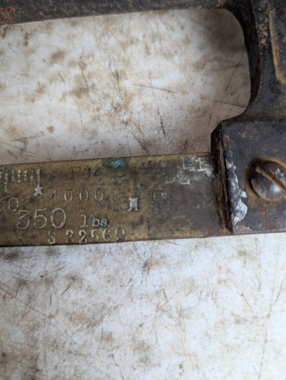 Vintage Fairbanks 4000 lb. Hanging Balance Scale - view 9
