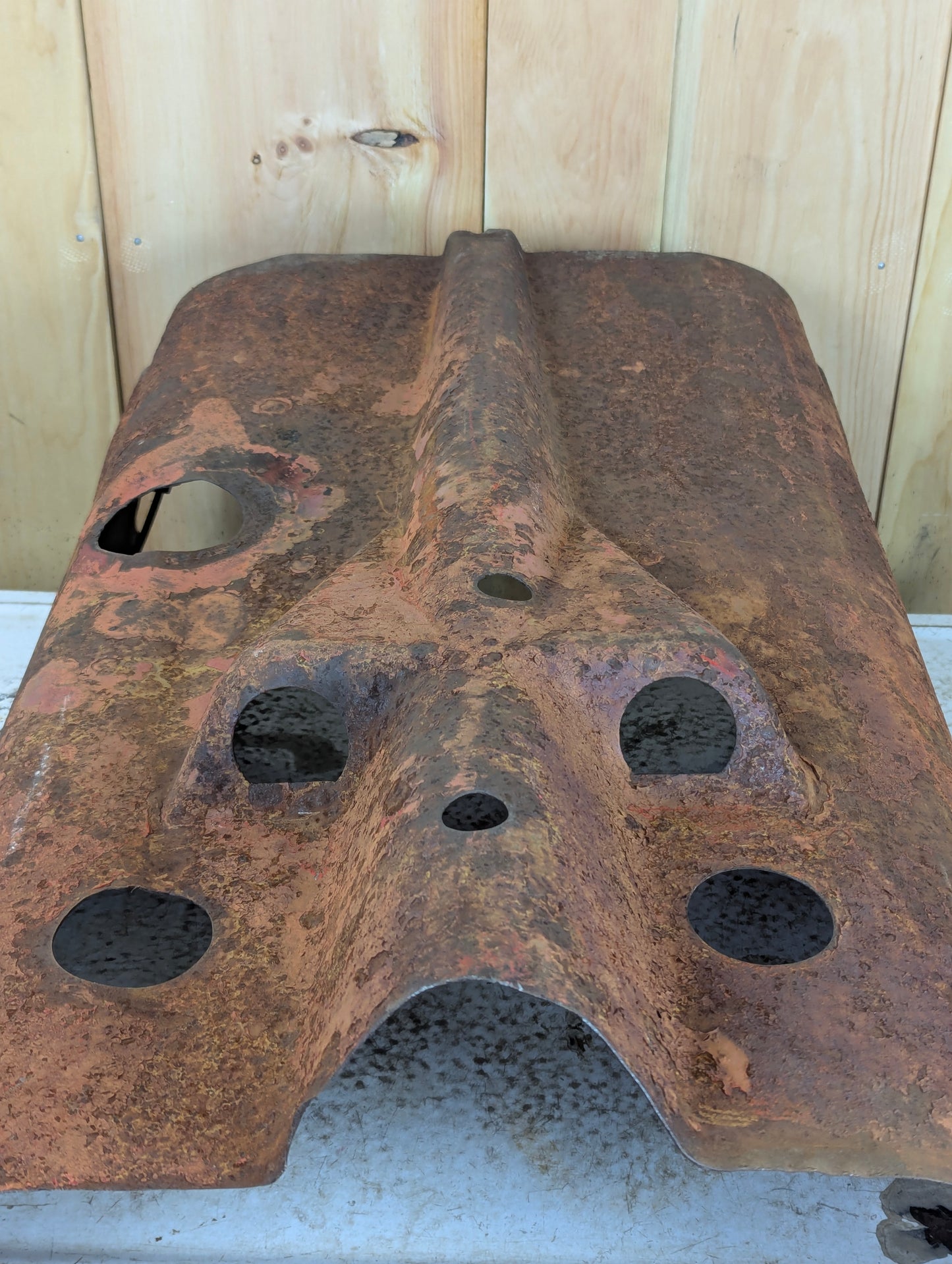 Vintage Farmall Model H(?) Tractor Hood - view 2