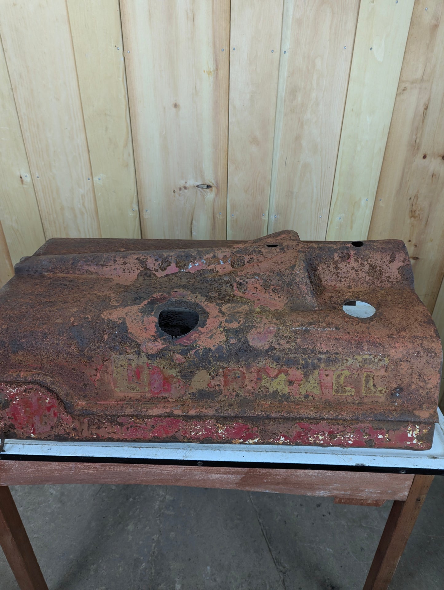 Vintage Farmall Model H(?) Tractor Hood - view 3