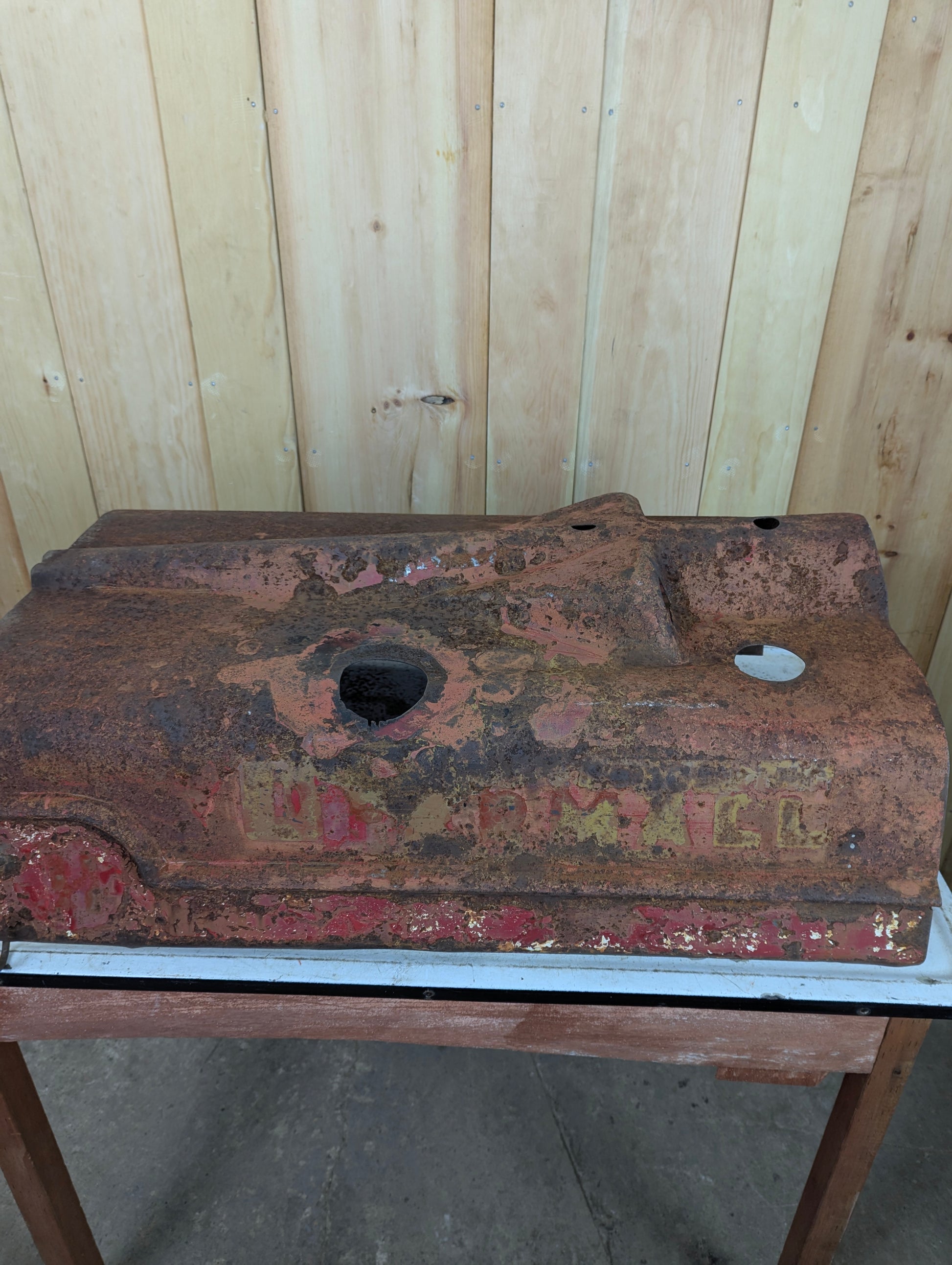 Vintage Farmall Model H(?) Tractor Hood - view 3