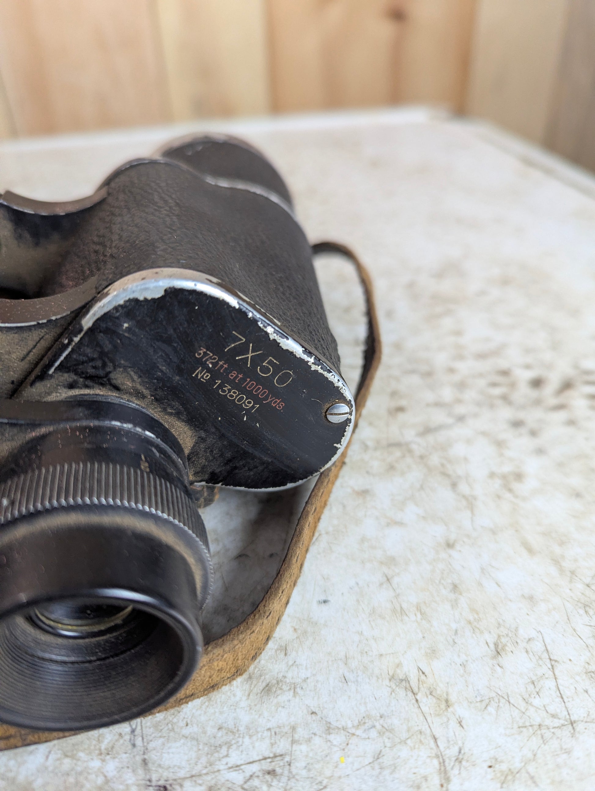 Vintage Fisher-Dietz Binoculars in Leather Case - view 4