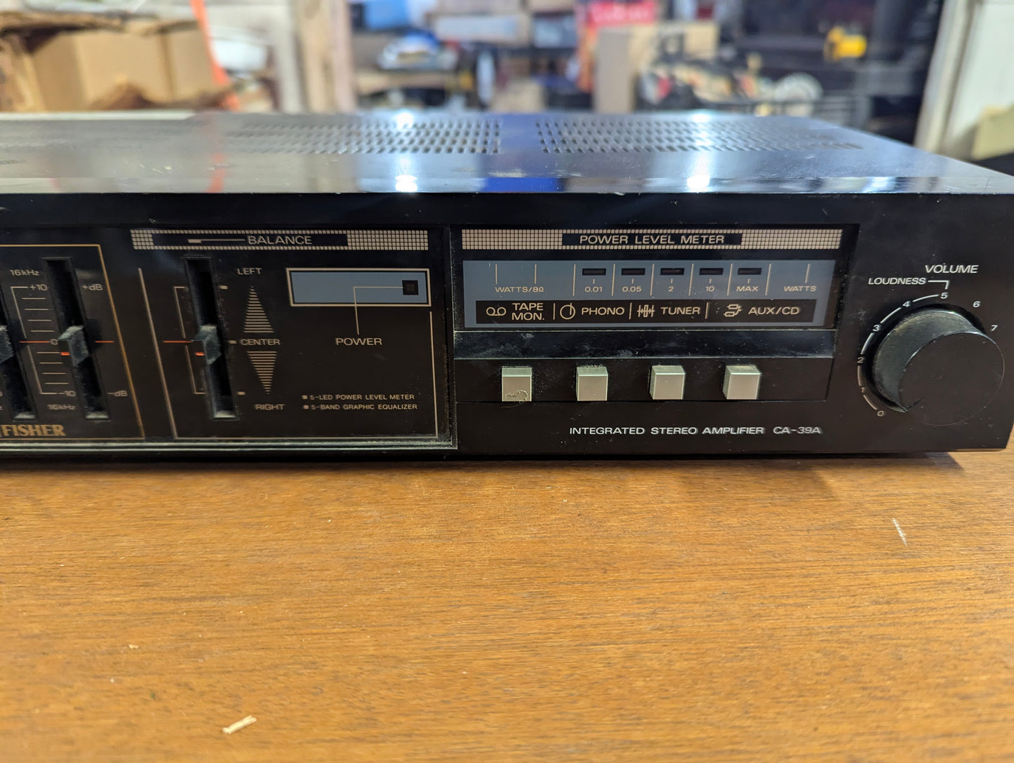 Vintage Fisher Stereo Amplifier Model CA-39A - view 3
