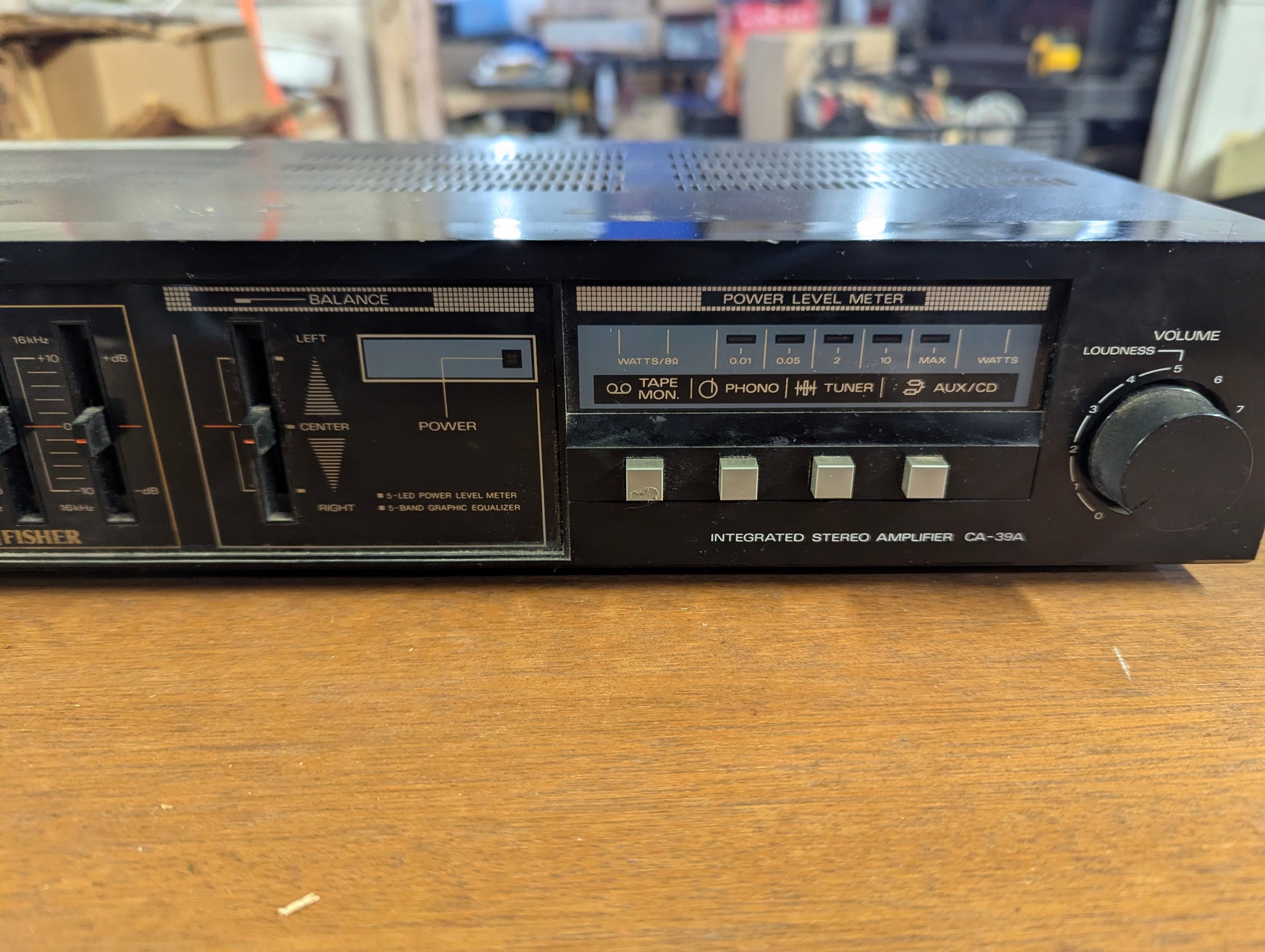 Vintage Fisher Stereo Amplifier Model CA-39A - view 3