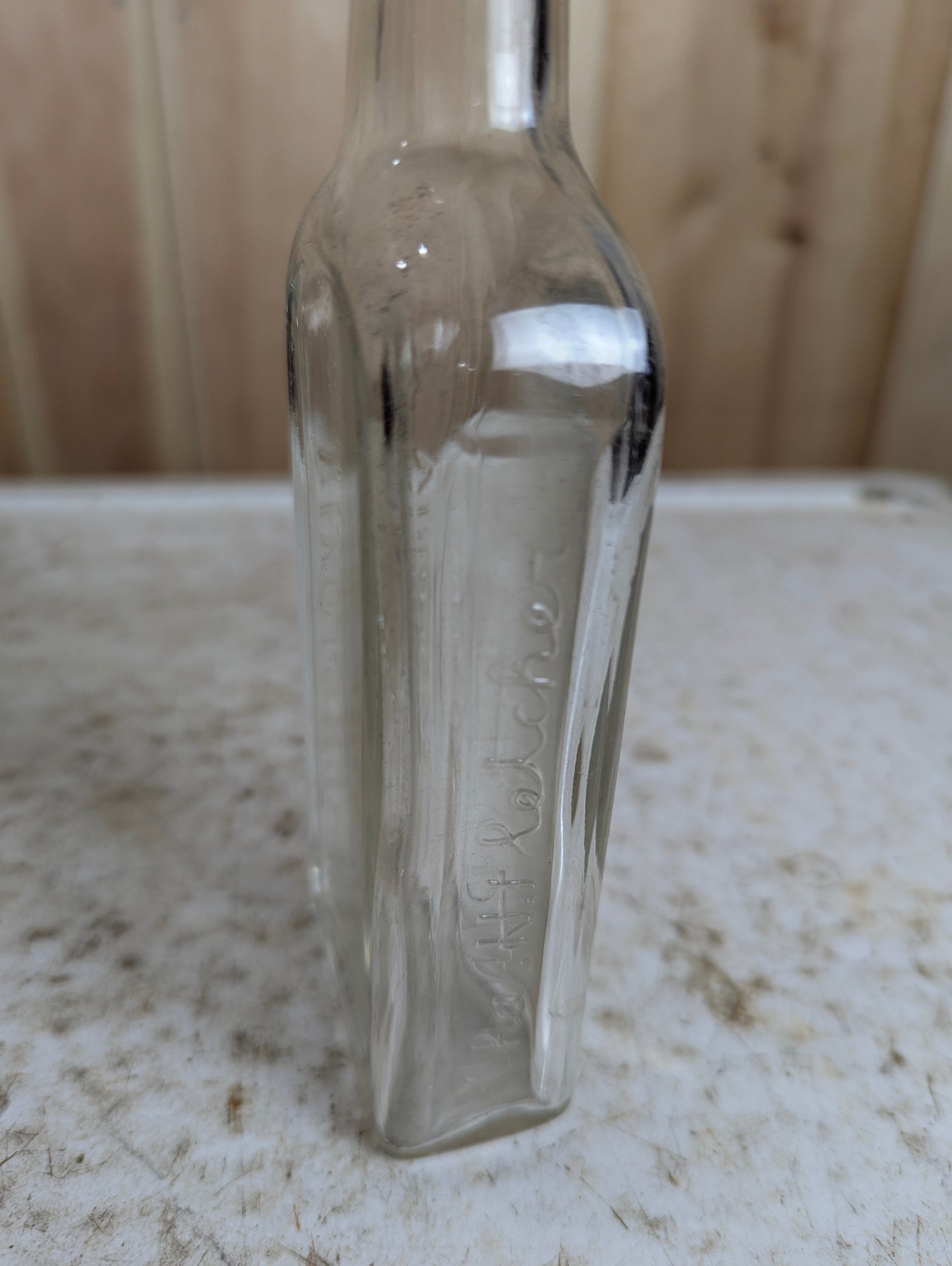 Vintage Fletcher Castoria Glass Medicine Bottle - view 2