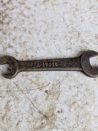 Vintage Ford A-17015 Open Ended Spanner Wrench 7/16" x 1/2" - view 2