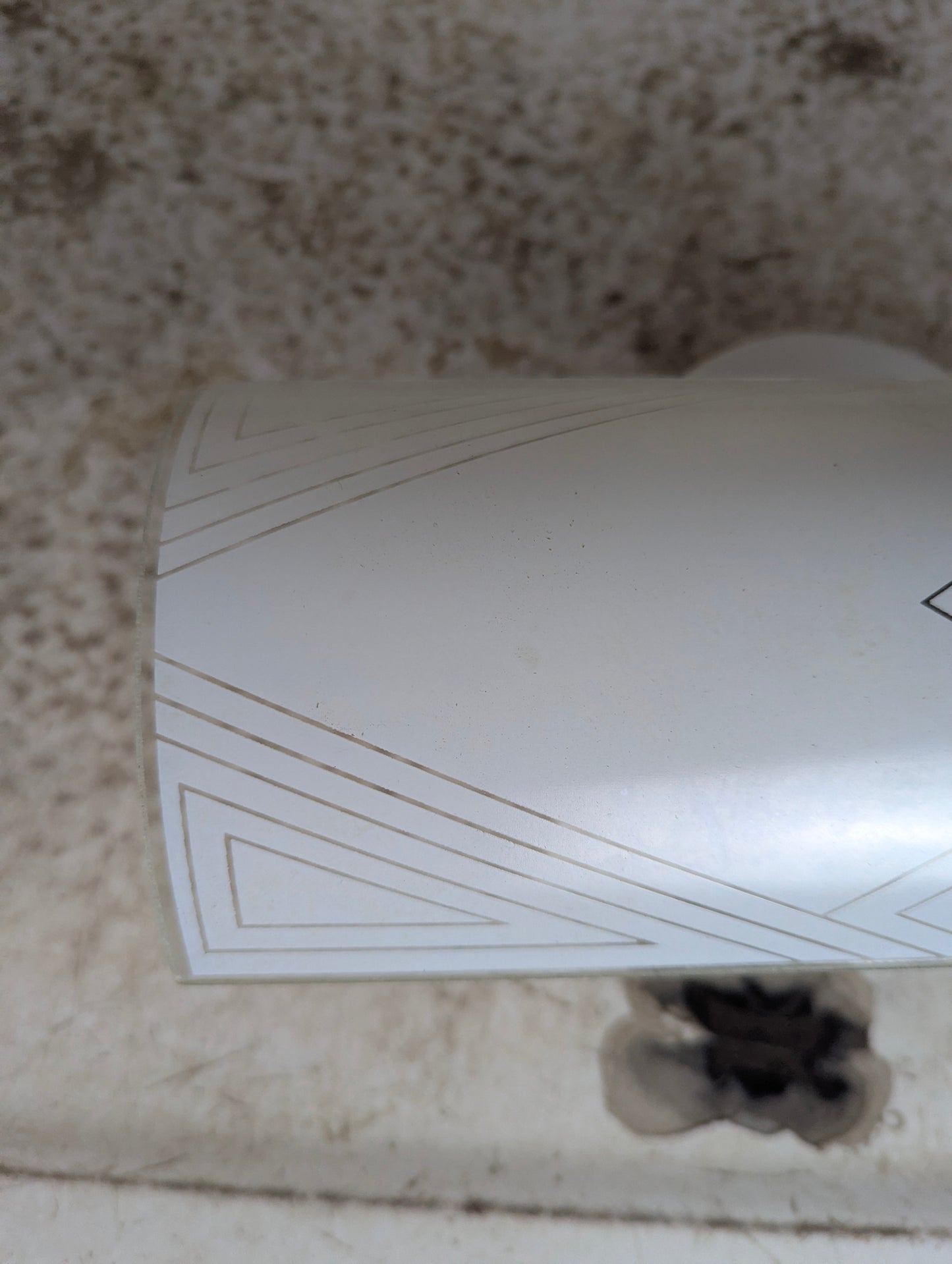 Vintage Frosted Glass Wall Sconce - view 2
