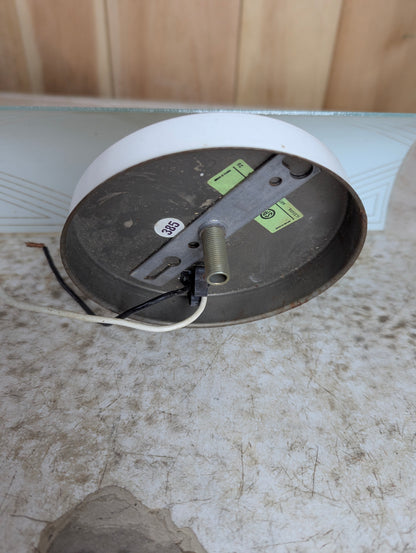 Vintage Frosted Glass Wall Sconce - view 5