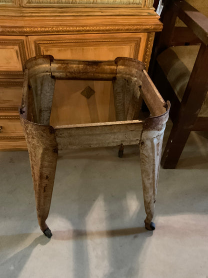Vintage Galvanized Washtub Stand - view 4