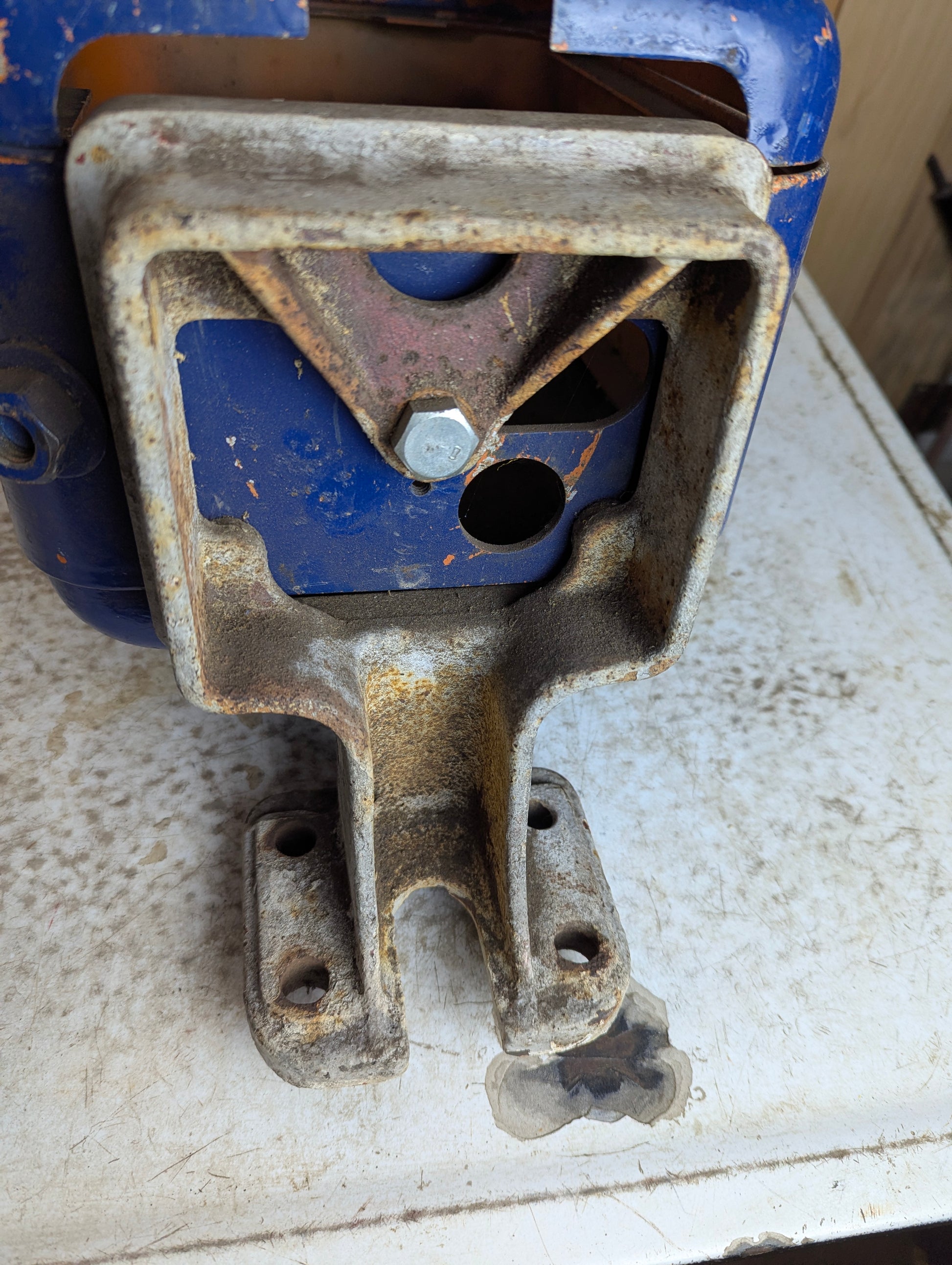 Vintage Gilbarco Air Meter Shell with Mounting Bracket - view 2