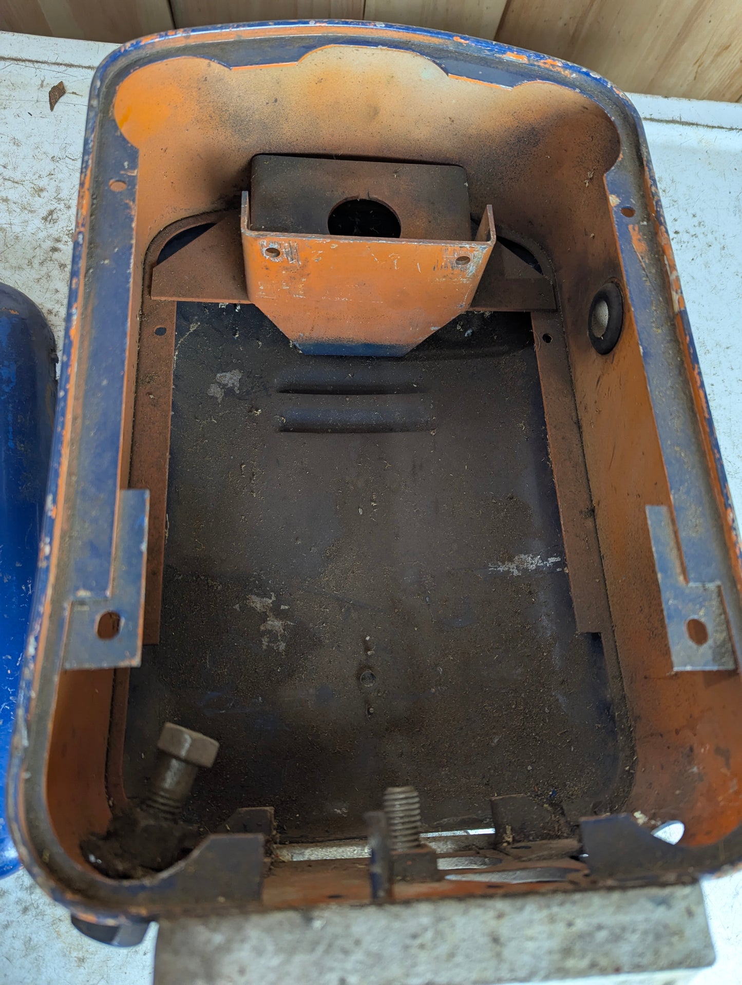 Vintage Gilbarco Air Meter Shell with Mounting Bracket - view 3