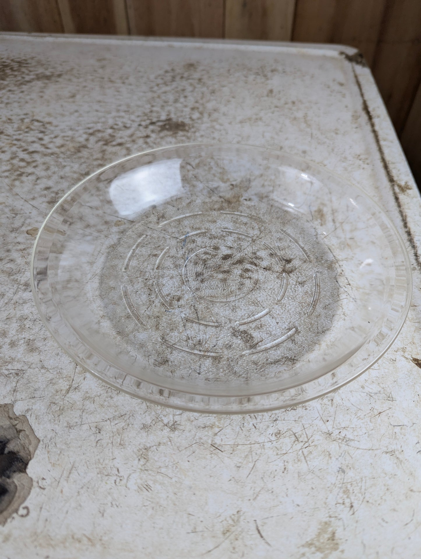 Vintage Glasbake 245 Round Glass Pie Plate