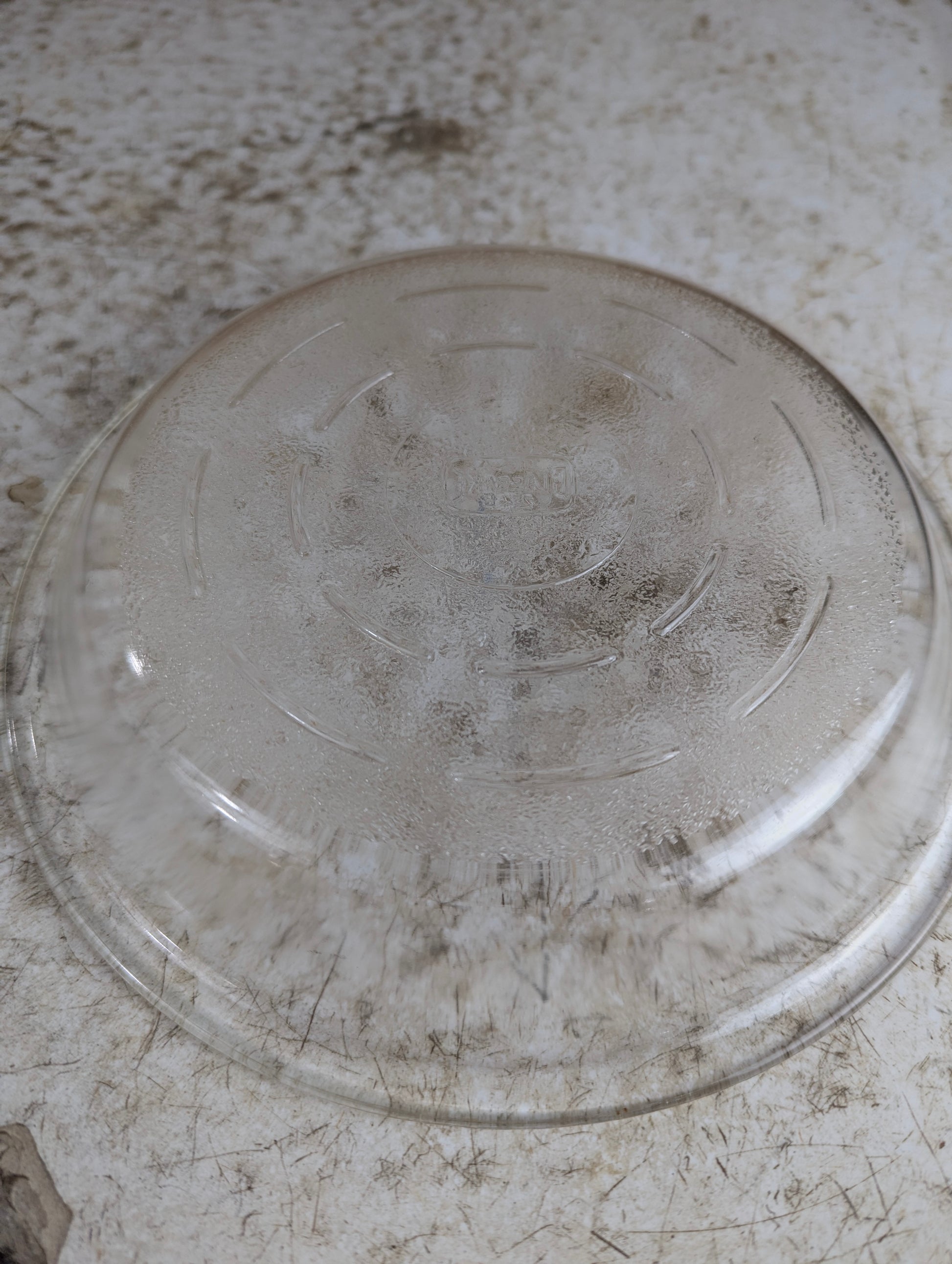 Vintage Glasbake 245 Round Glass Pie Plate - view 2