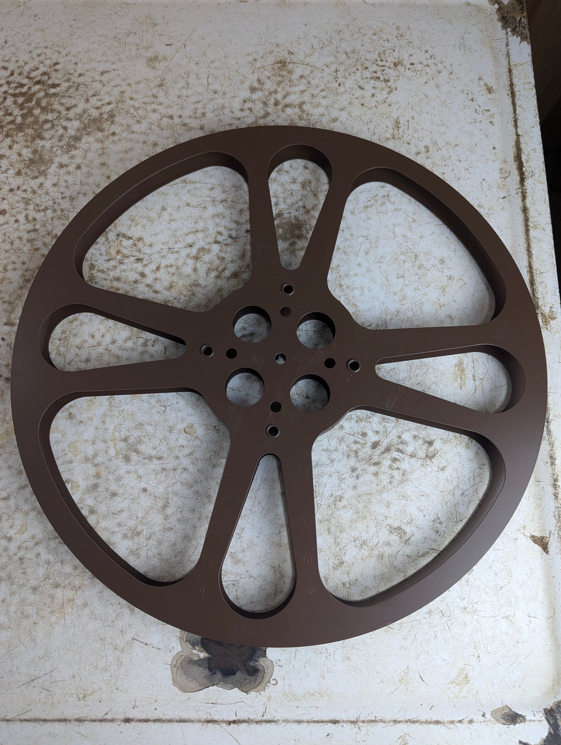 Vintage Goldberg Bros 1mm Movie Film Reel