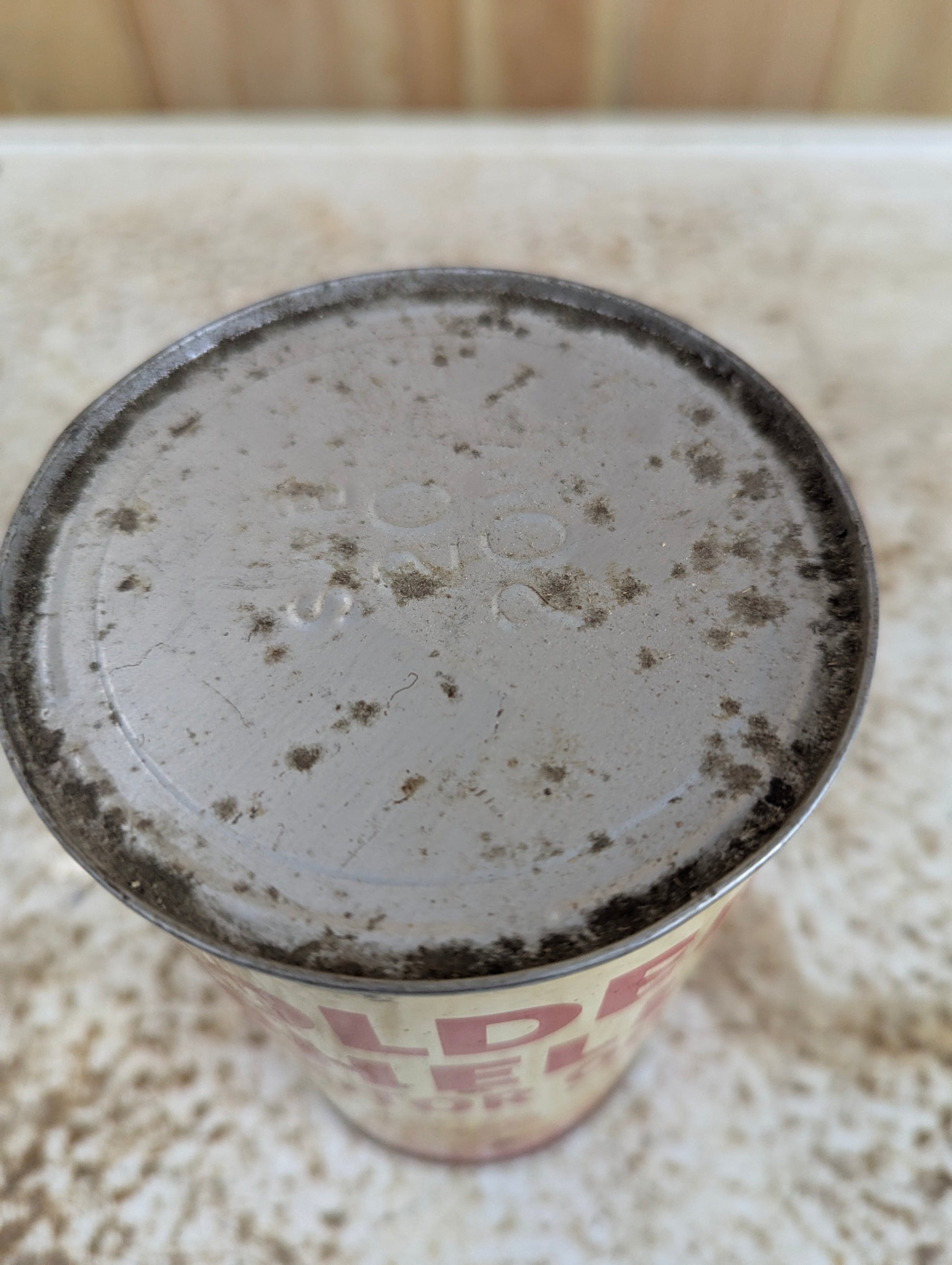 Vintage Golden  Shell  Motor Oil Can - view 3