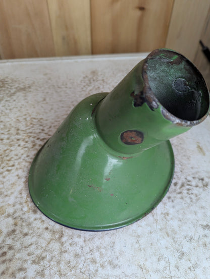 Vintage Green Angle Enamel Light Shade - view 2