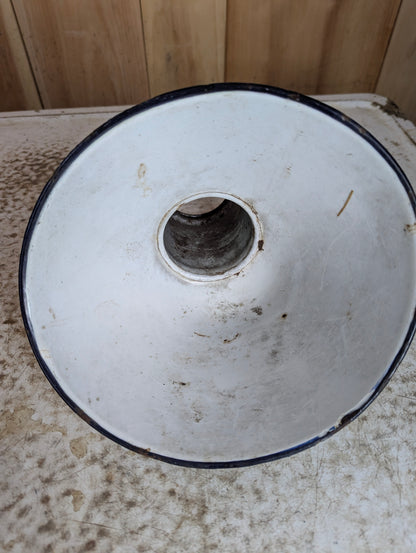 Vintage Green Angle Enamel Light Shade - view 3