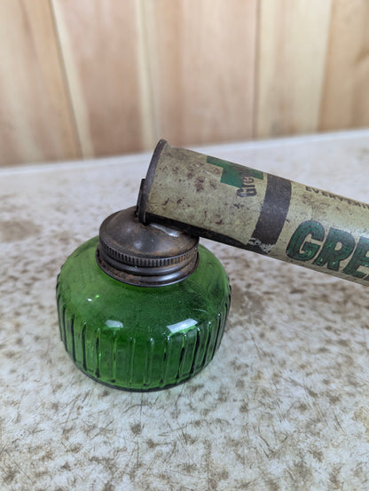 Vintage Green Cross Insecticide Sprayer - view 2