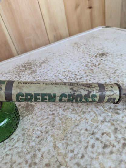 Vintage Green Cross Insecticide Sprayer - view 3