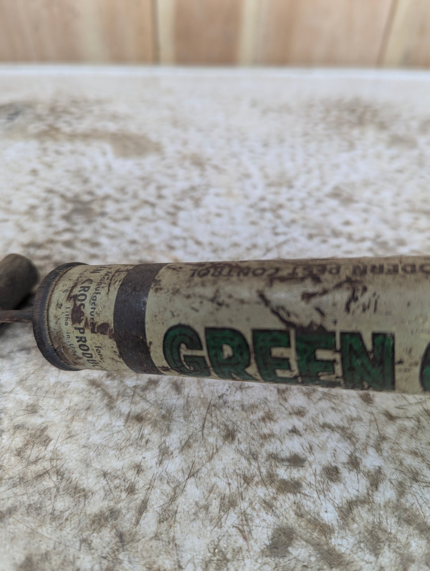 Vintage Green Cross Insecticide Sprayer - view 5