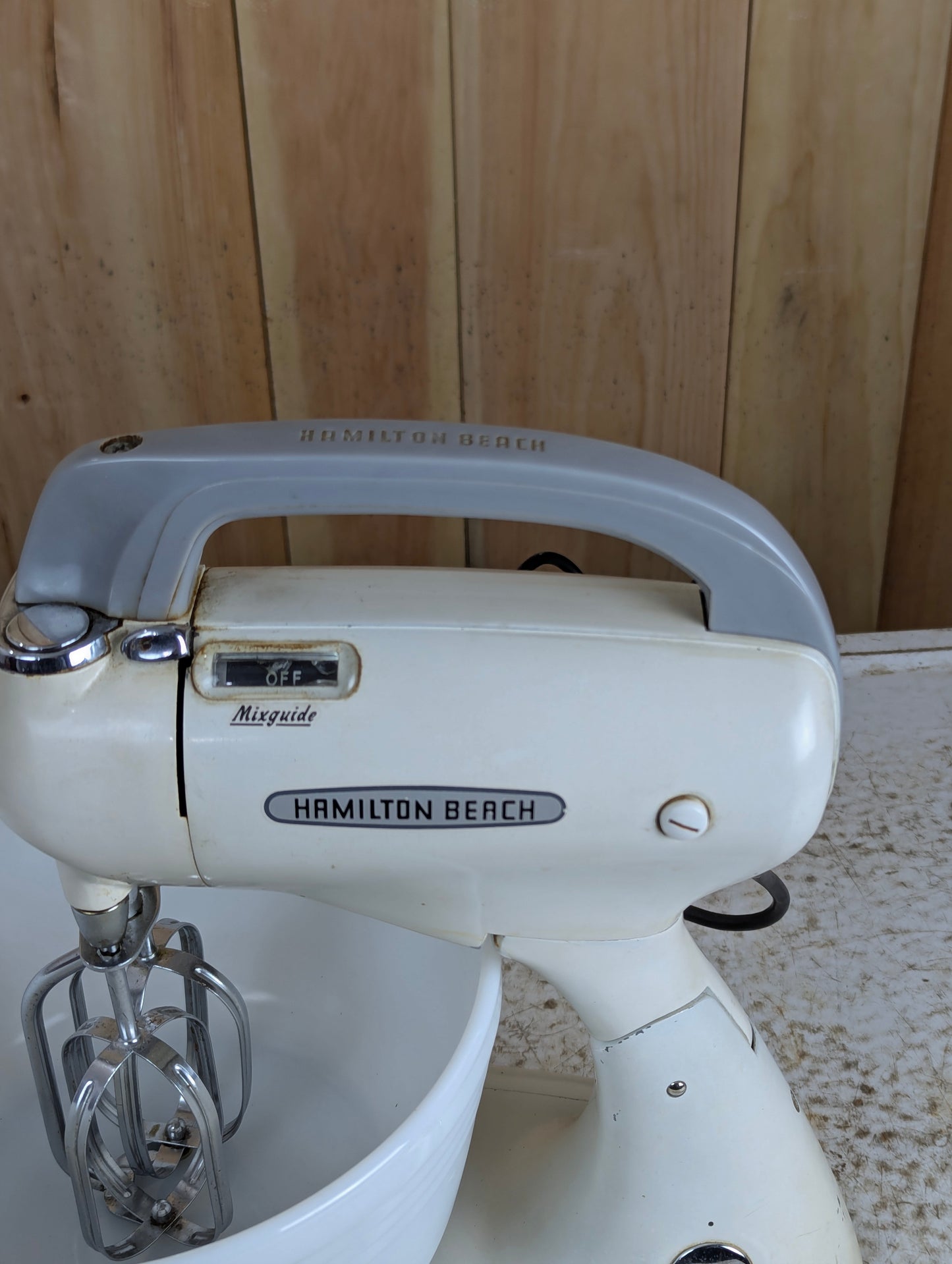 Vintage Hamilton Beach Model H Standard Mixer with Bowl - view 2