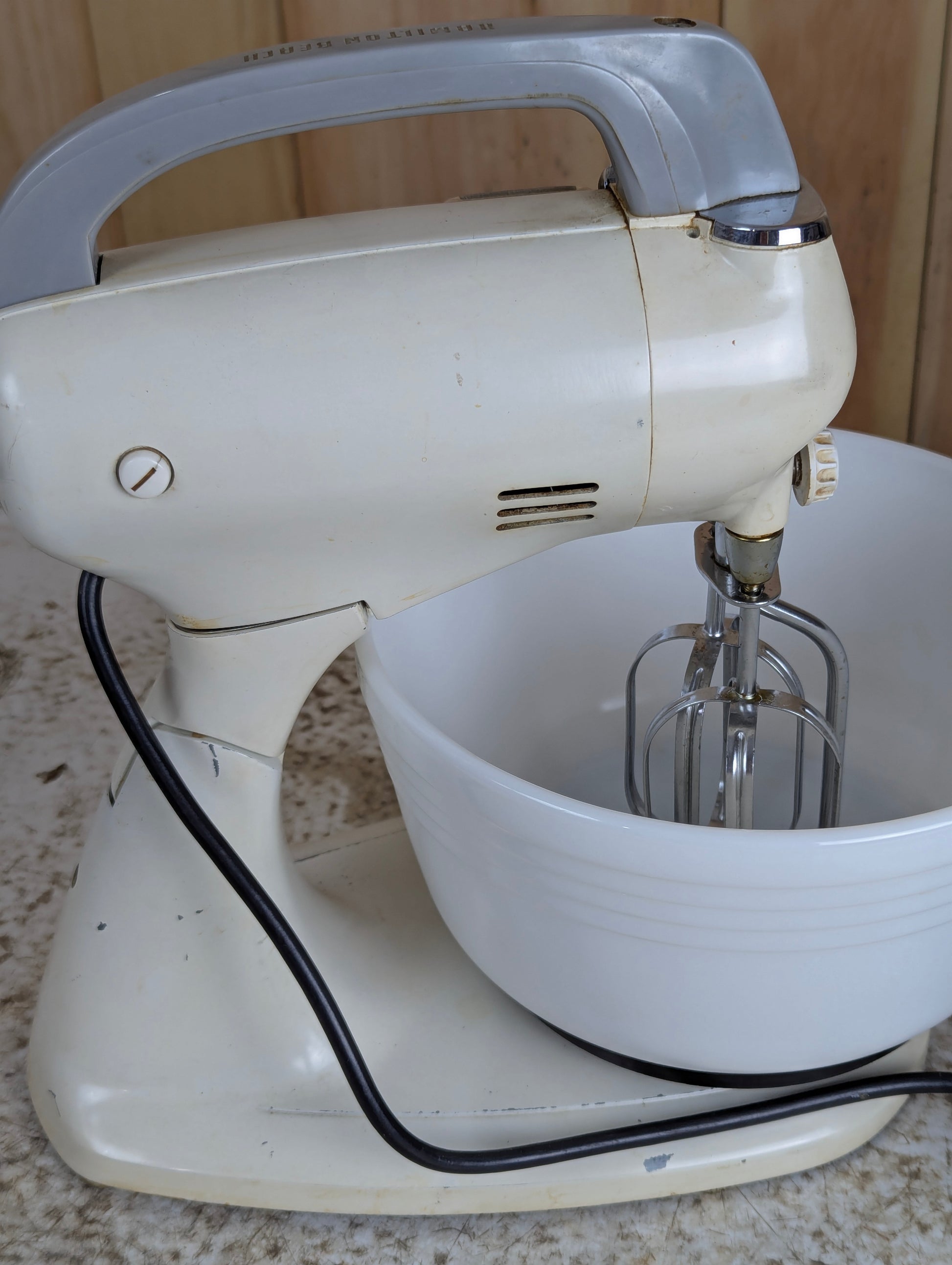 Vintage Hamilton Beach Model H Standard Mixer with Bowl - view 3