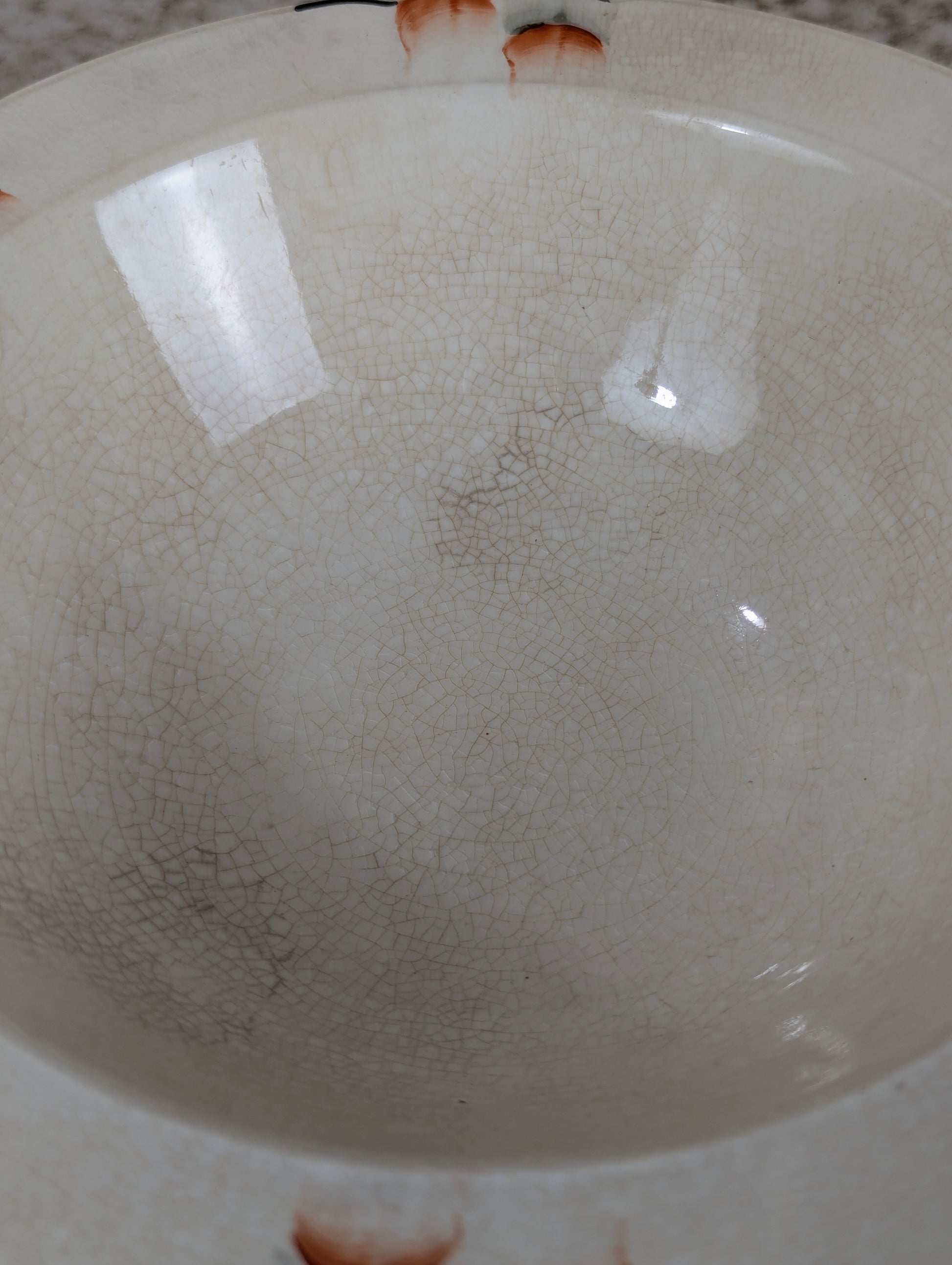Vintage Hand Painted Myott & Son Bowl - view 2